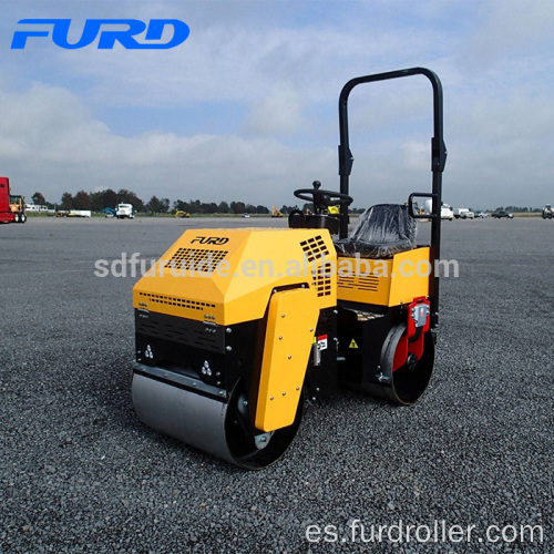FYL-880 1 ton Nuevos productos Mini Vibro Road Roller para compactación